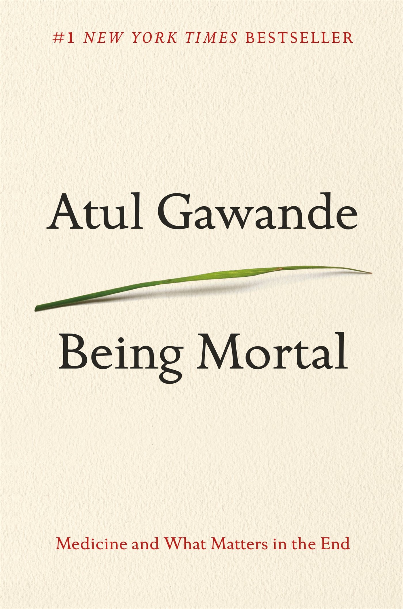 Book cover for Being Mortal by Atul Gawande