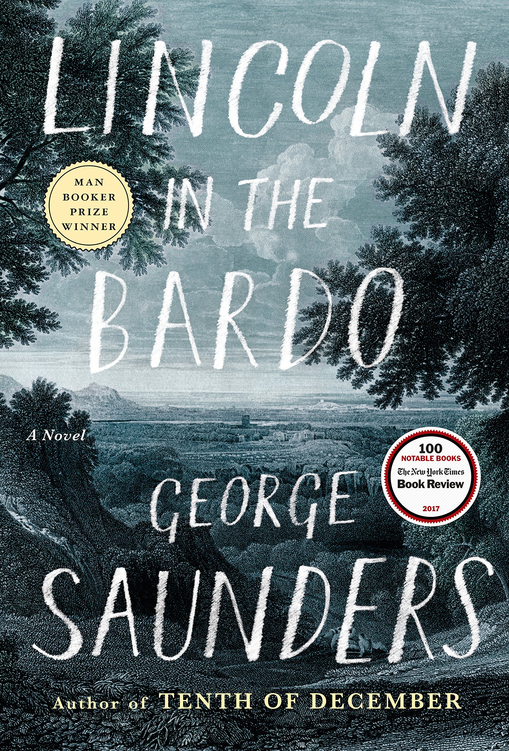 Book cover for Lincoln in the Bardo by George Saunders