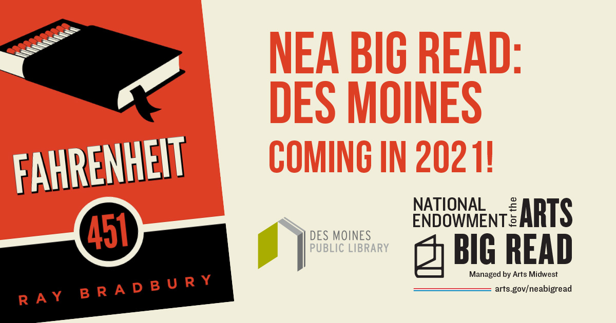 NEA Big Read Des Moines Des Moines Public Library