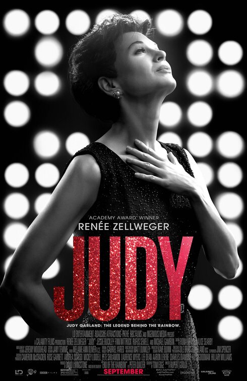 Image of the poster for the 2019 film Judy.