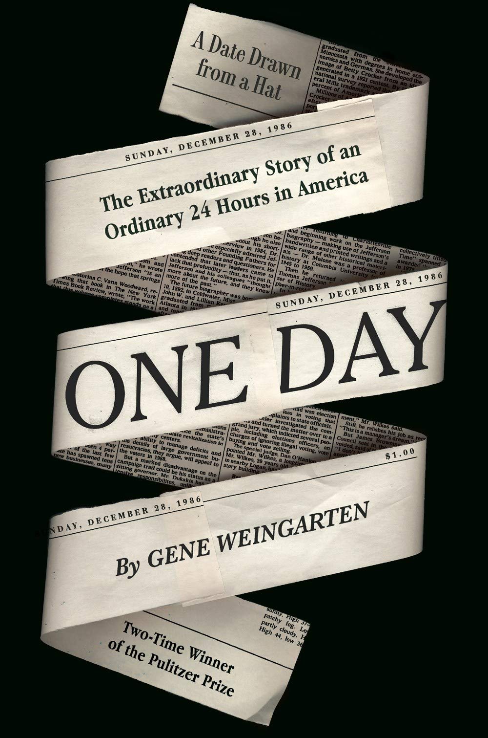 Book Jacket cover for One Day book