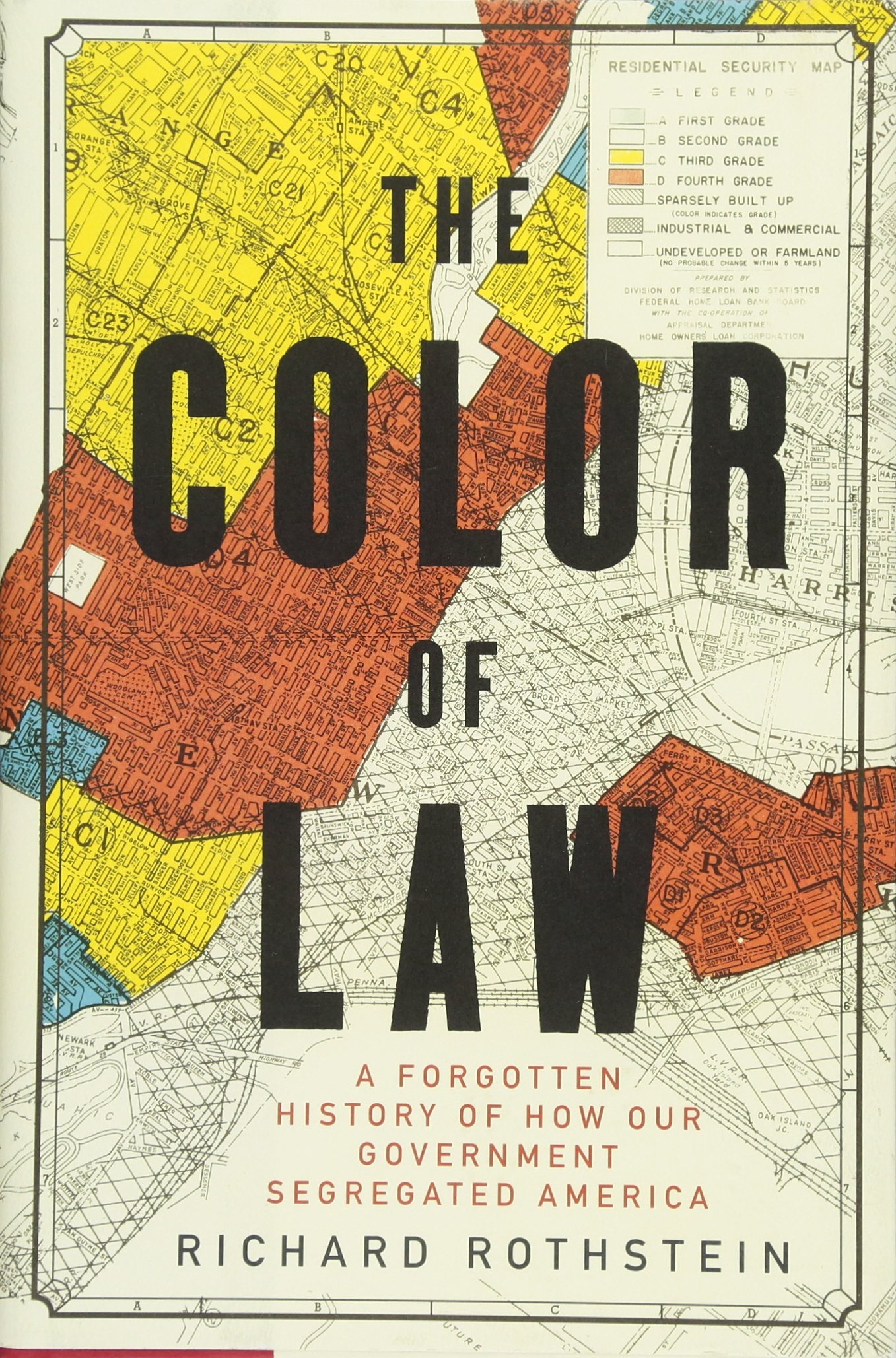 Image of the cover for the book The Color of Law by Richard Rothstein