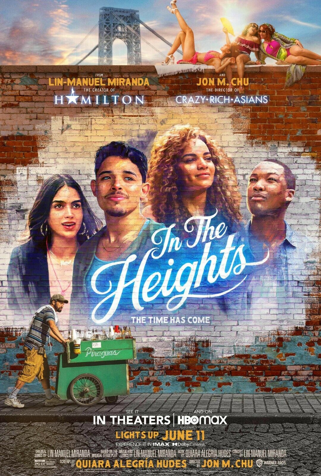 Graphic image of the movie poster for In the Heights