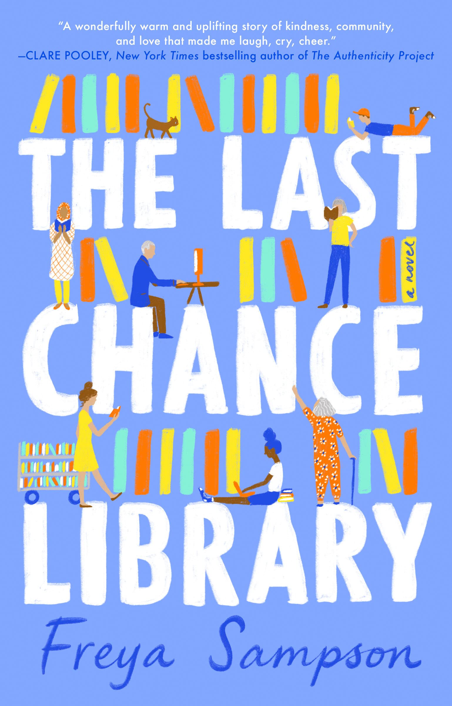 Graphic image of the cover of the novel The Last Chance Library