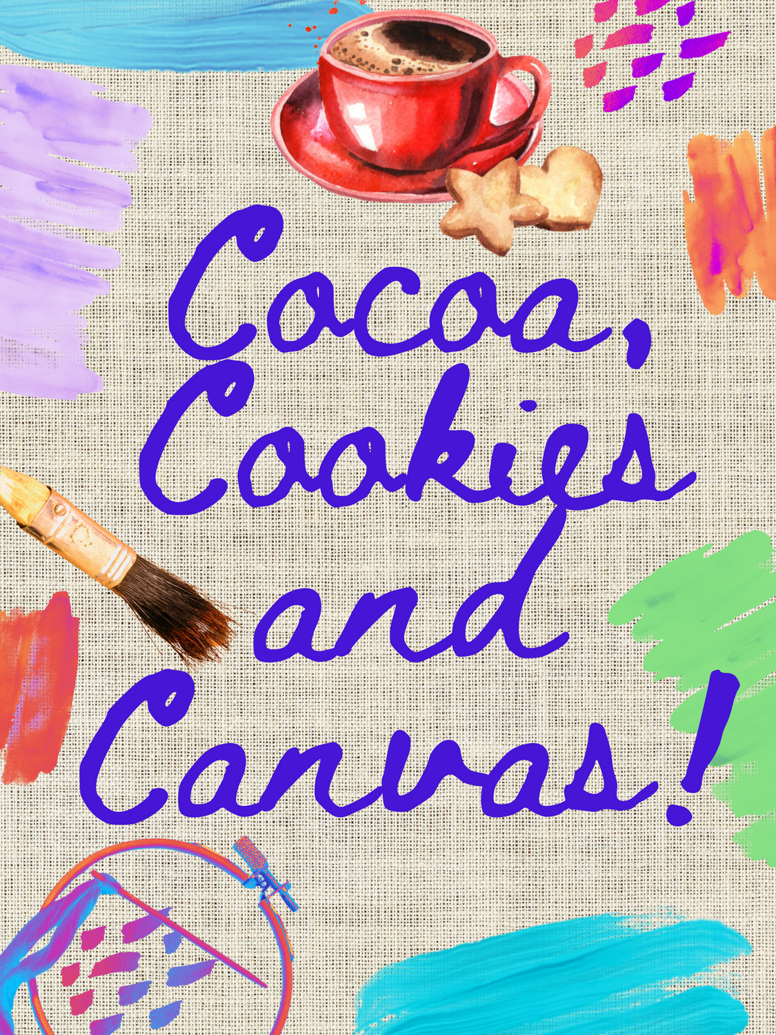 Creative Readers -Cocoa, Cookies and Canvas!