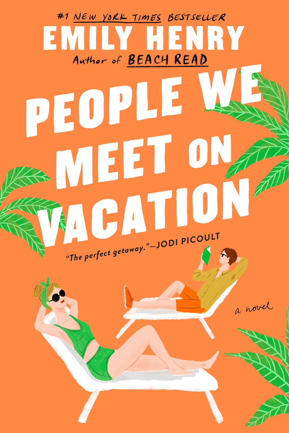 Graphic image of the book cover for People We Meet on Vacation