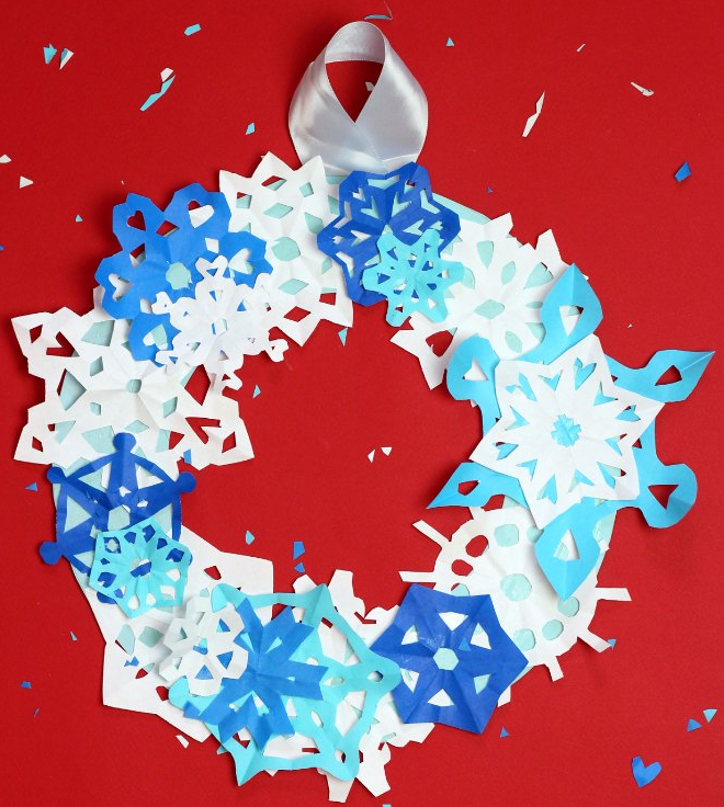 Art Cart-Snowflake Wreath
