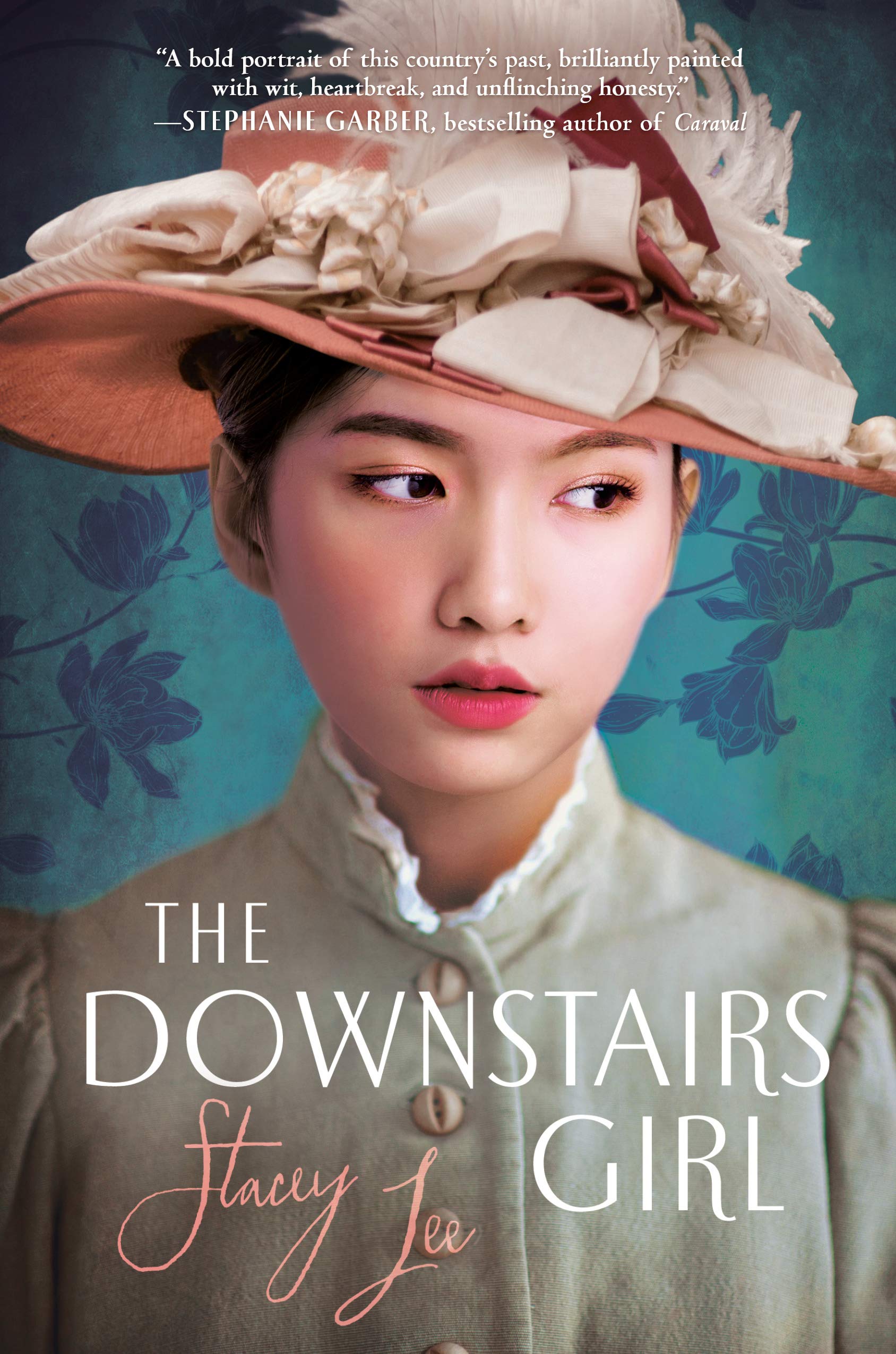 Graphic image of the book cover of The Downstairs Girl