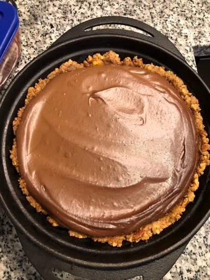 Photo of vegan chocolate pie