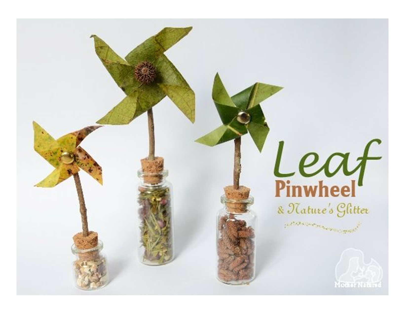 Take and Make Leaf Pinwheels