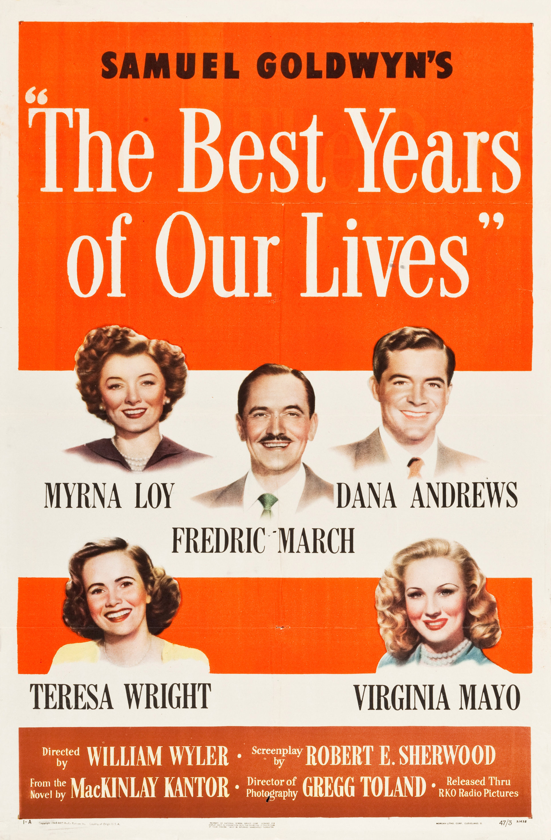 Graphic image of the movie poster for The Best Years of Our Lives
