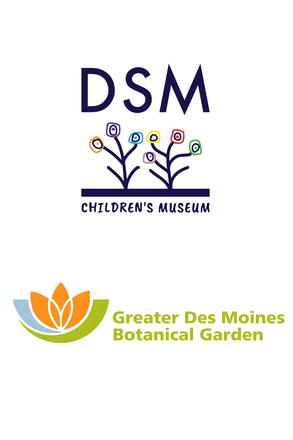 Logos - DSM Children's Museum and Botanical Garden