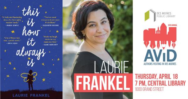 DMPL Podcast: Laurie Frankel Graphic