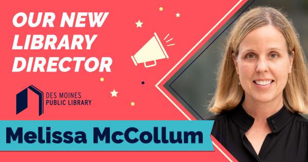 Our new library director Melissa McCollum