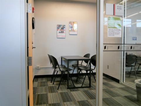 Study Room 1 with table and chairs