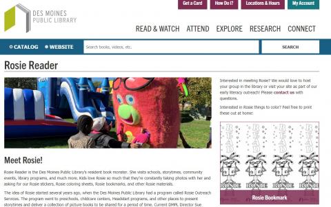 Rosie Reader Page