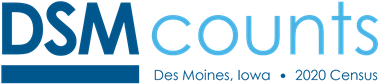 City of Des Moines 2020 Census logo