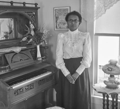 Rachelle Chase in Buxton home