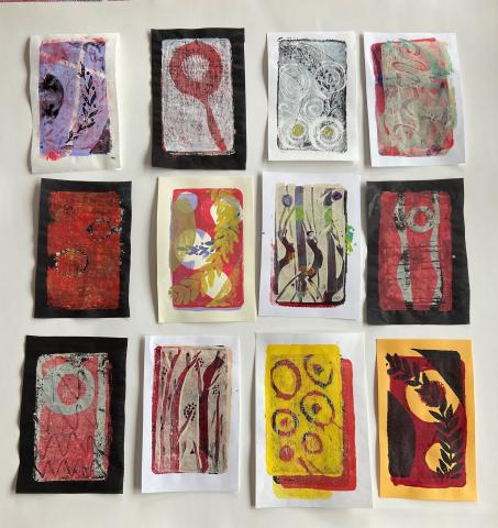 Gelli Plate Prints