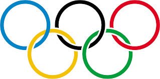 A picture of the 5 olympic rings