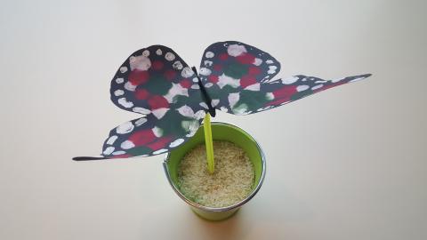 Art on the Green: Painted Butterfly