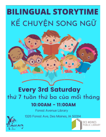 Bilingual Storytime Poster