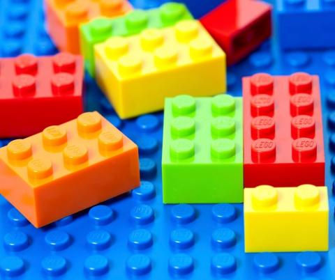 colorful LEGOs