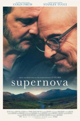 Graphic image of the poster for the film Supernova
