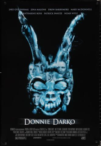 Graphic image of the poster for the 2001 film Donnie Darko