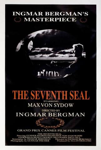 Graphic image of the poster for The Seventh Seal