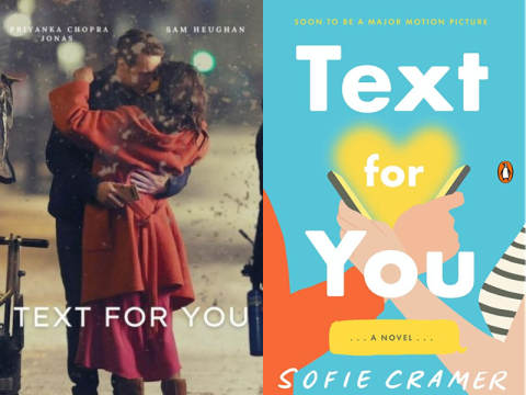 Text For You Movie Poster and Book Cover