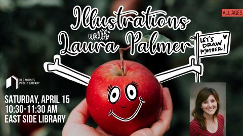 apple with illustrations 