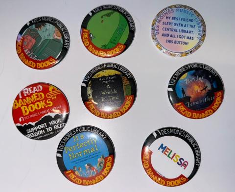 An array of buttons on a white background.