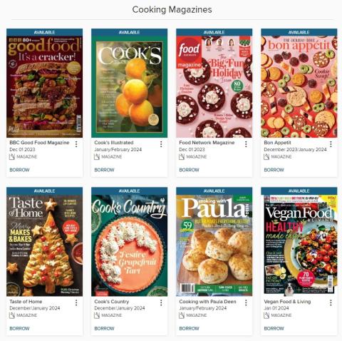 Libby Cooking magazines