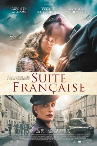 Graphic image of the poster for the movie Suite Française