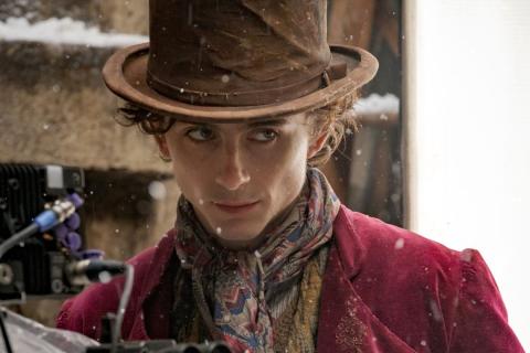 Timothee Chalamet as Wonka