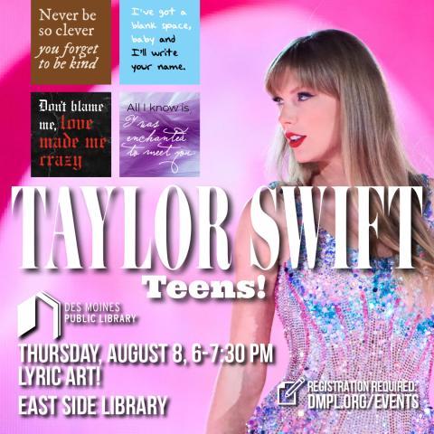 Taylor Swift Teens Lyric Art