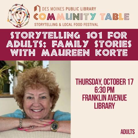 Storytelling 101 with Maureen Korte