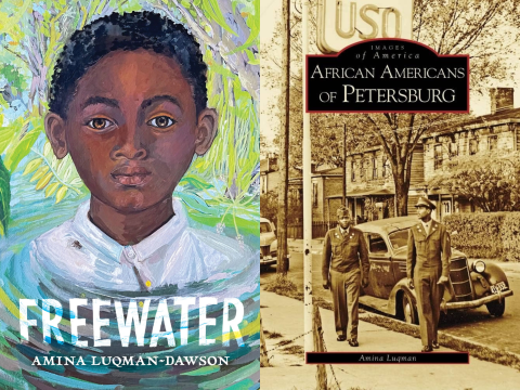 Graphic with Amina Luqman-Dawson's Newest Books