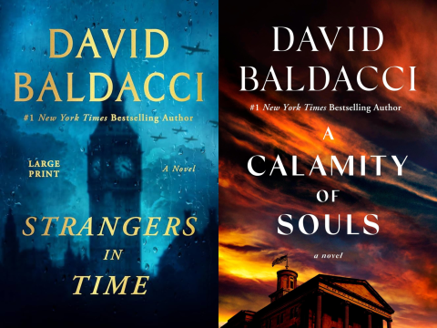 Graphic with David Baldacci's Newest Books