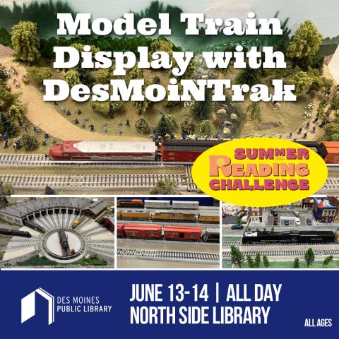 Model Train Display with DesMoiNTrak