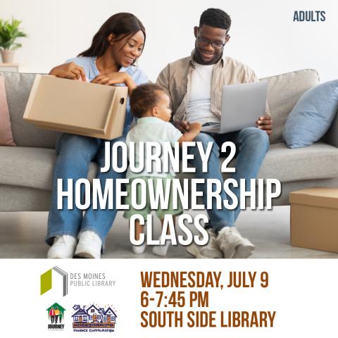 A smiling couple sits on a couch looking at their young child and laptop with empty boxes near them