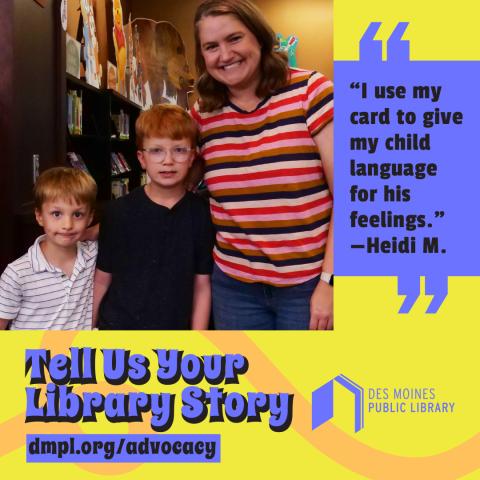 Heidi Mason Library Story Graphic