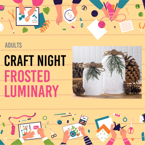 Frosted mason jar with tealight