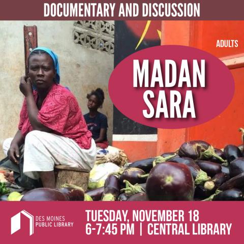 A black woman selling eggplants at a street market