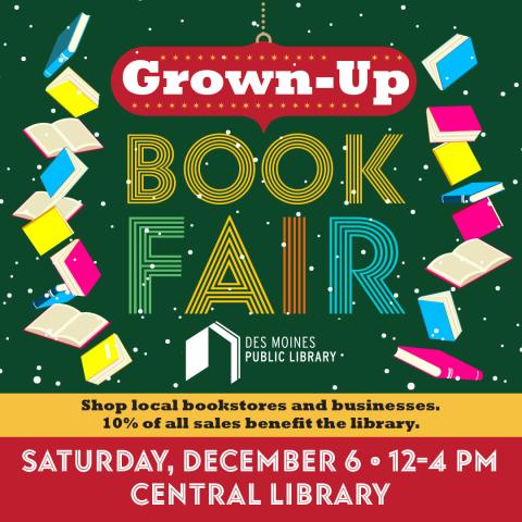 Grown Up Book Fair Logo