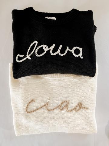 embroidered sweaters