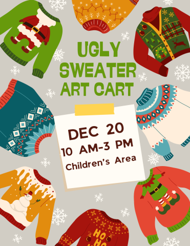 Ugly Sweater Art Cart