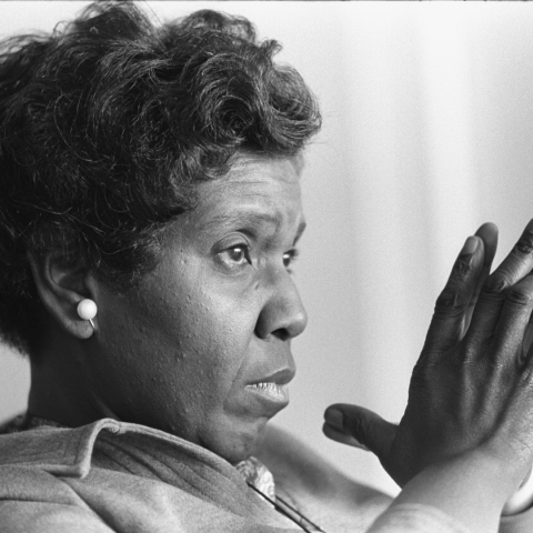 The-Inquisitor_Signature-Image Credit: Photo by Frank Wolfe, Courtesy of the LBJ Library Caption: U.S. Congresswoman Barbara Jordan