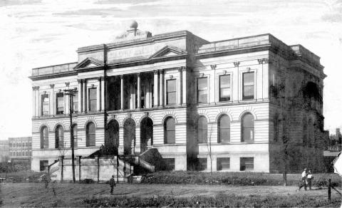 Old Photo of the Main Library at the Turn of the Century